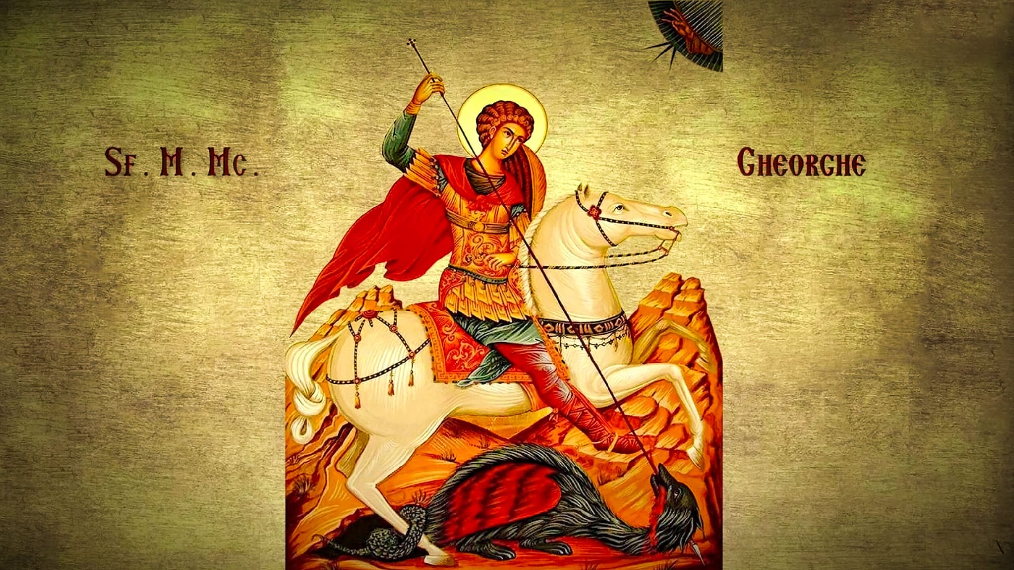 23 aprilie – Sfântul Mare Mucenic Gheorghe, unul dintre cei mai importanți sfinți din Calendarul Creştin Ortodox. Cui îi poți spune ”La mulți ani” în această zi